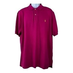 Polo Ralph Lauren Men’s T-shirt Pink Pullover Size XL